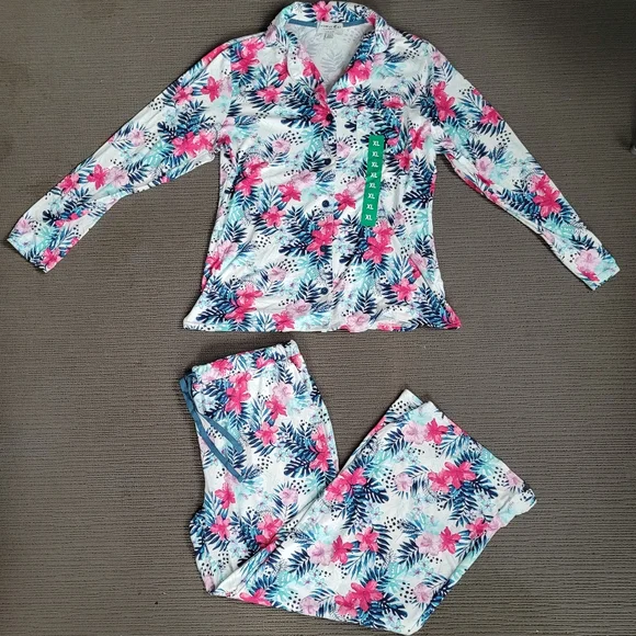 Brand New Caribbean Joe Lounge suit/ pajama set XL - Picture 1 of 2